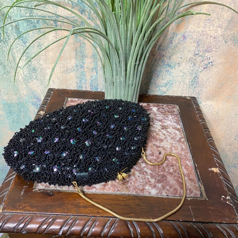 📌Vintage Handmade Gorgeous Evening Handbag - Picture 7 of 11